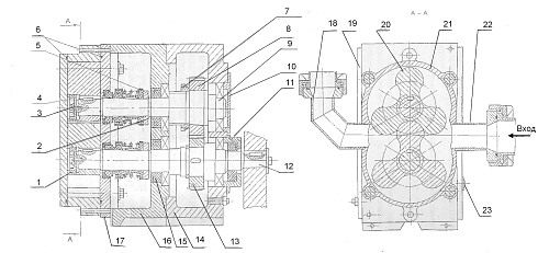 Насос роторный HP-10 (В3-ОРА-10)