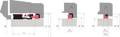 Торцевое уплотнение 2100S M 10 CAR/SIC/VITON в Воронеже фото