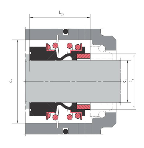 Торцевое уплотнение MG12-12 G60 BVPGG в Воронеже фото