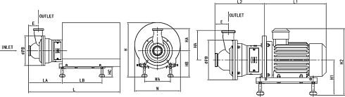 Самовсасывающий насос CIP-L-10-1
