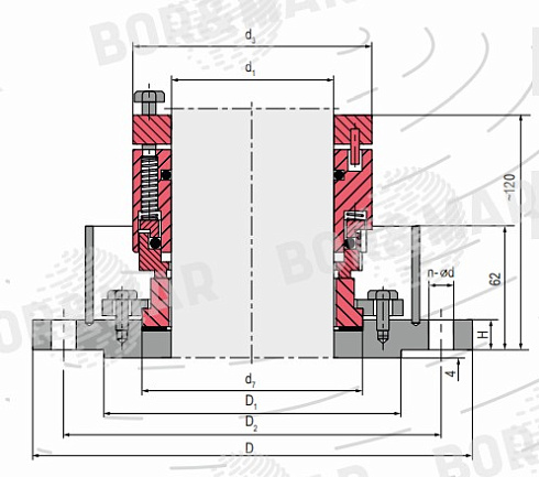 Торцевое уплотнение MS204 в Воронеже фото